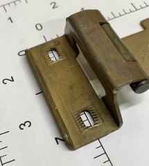 Vtg Amerock Brass Cabinet Wrap Around Hinges 7570-2 Retro Hardware Lot of 20
