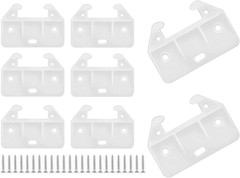 8 Set Drawer Guides Plastic Drawer Track Rail Guide Brackets for Dresser Cabinet