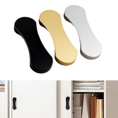 Set of 2 Aluminum Handles for Sliding Door Drawers Cabinets and Window Use