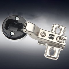 2pcs Cabinet Hinges Steel Kitchen Glass Cabinet Wardrobe Door Hinges W/Screws