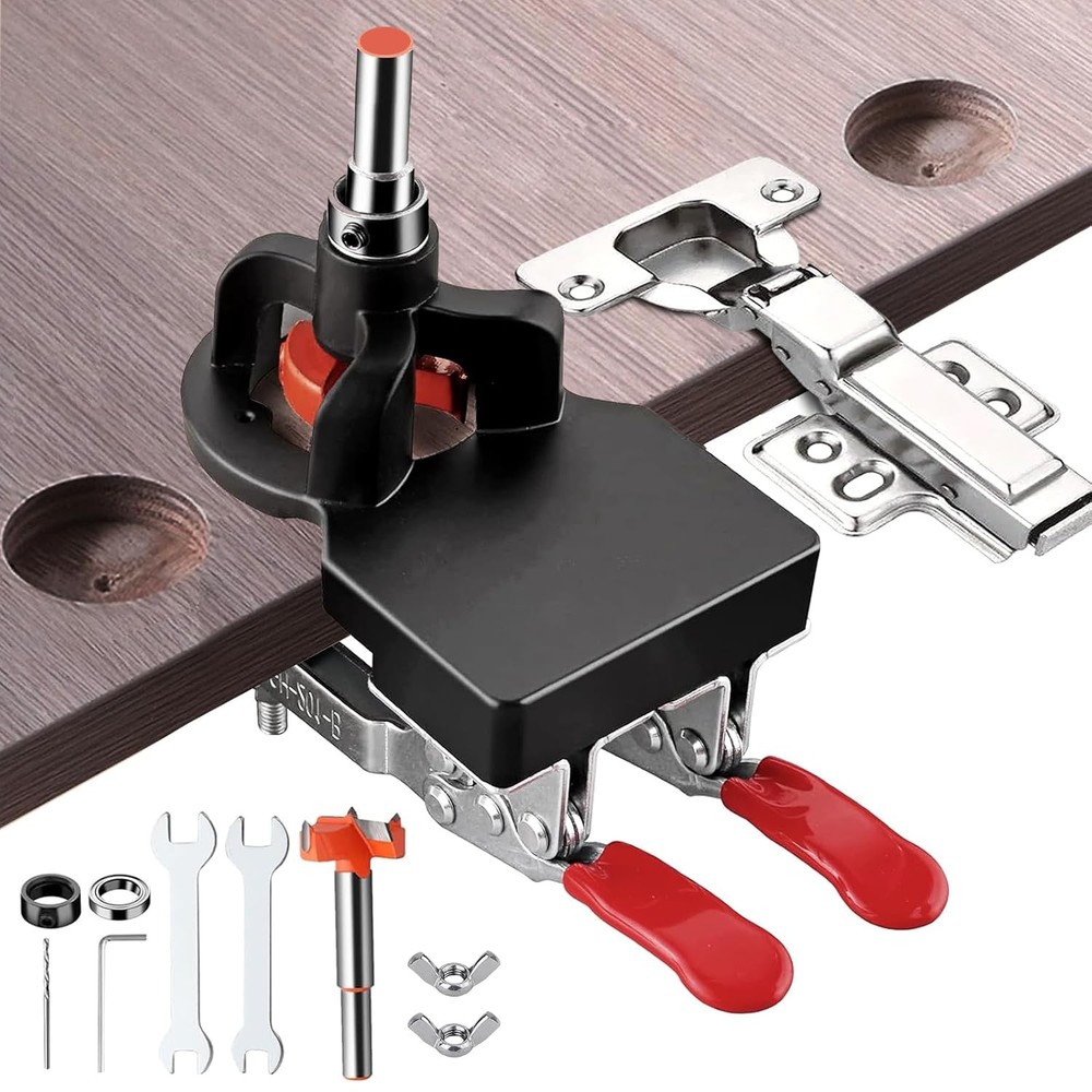 35mm Concealed Door Hinge, Accurate Locking Cabinet Hinge, Aluminum Alloy