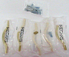 Goo-Ki Brass Drawer Handles 5-1/2 in192mm Hole Centers Bar Pull