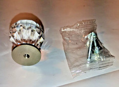 Amerock Cabinet Knob | Satin Nickel | 1-1/4 inch (32 mm) Diameter | Drawer Knob
