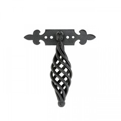 Cabinet or Drawer Birdcage Pull Black Iron 4″ x 3 3/4″ W | Renovator’s Supply