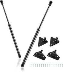 Qty (2) SPD-GS-5250-30 18.5in 30lb/134N Universal Gas Strut with Mounting