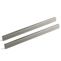 6 Pack 7 9/16 Inch Satin Nickel Knurled Cabinet Pulls – Modern Bar Handles – …