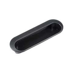 Flush Pull Finger Insert Recessed Cabinet Handles 120mm x 40mm x 21mm Black