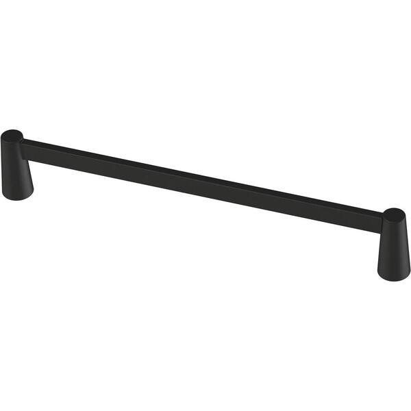 12pk-Liberty Classic Cone 6-5/16 in. (160 mm) Matte Black Drawer Pull