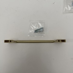 Richelieu Satin Brass Cabinet Drawer Pull Handles 128mm (5 1/32″) Lot of 10 New