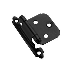 25 Pairs (50 Hinges) Amerock BP3429FB Flat Black Self-Closing Overlay Hinge