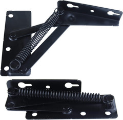 80 Degree Foldable Lifting Bracket – 1 Pair Heavy Duty Spring Hinges