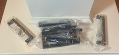 Ravinte Cabinet Pulls (10 pack) Stainless Steel Black ~5.5″L x ~0.5″W