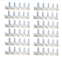 Anti Climb spike (Large) Length 188″ Exterior Wall Spike Intruder Deterrent 12Pk