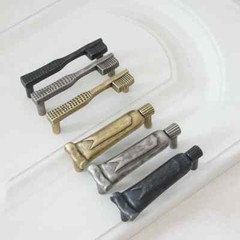 MFYS 3” Toothbrush Toothpaste Drawer Pulls Handles Knobs Antique Bronze Black