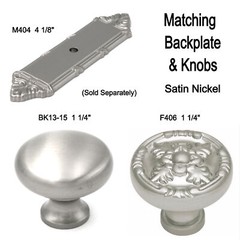 Pack of 10 F406 Satin Nickel 1 1/4″ Solid Brass Cabinet Knobs Keeler Richelieu