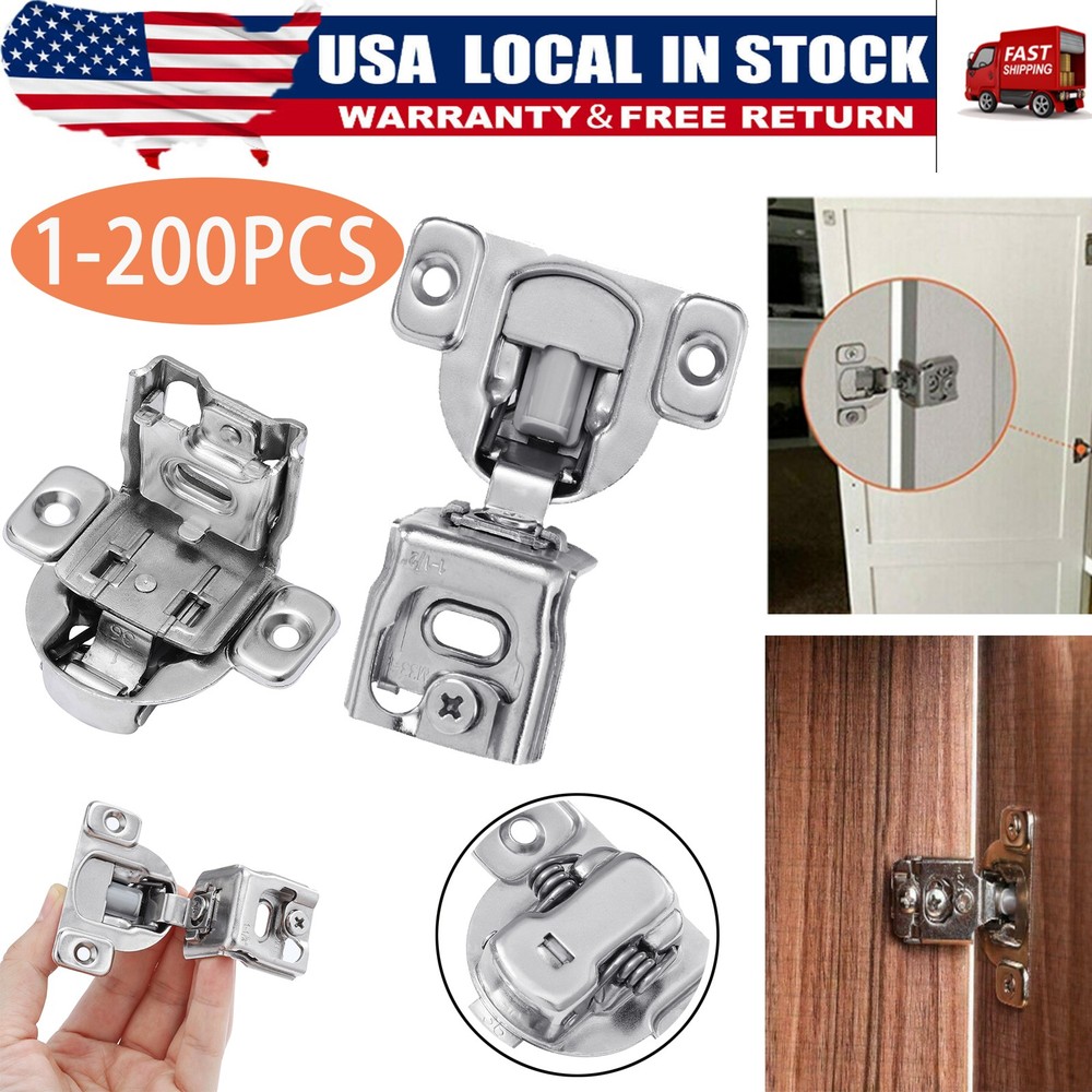 1-200 1/2 Inch Stainless Steel Cabinet Hinges American Home Improvement Hardware