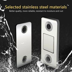 4 Pack Kitchen Cabinet Magnetic Door Catch Latch Closures Strong Hold