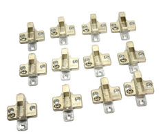 12 Pack Blum Hinge Mounting Plates Clip-on 18mm Tall for Inset Doors 175H 719-02