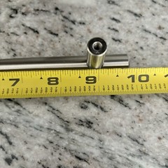 Bar Drawer Pulls Stainless Steele 8 7/8 center to center (set of 3)