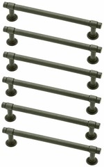 6) Liberty Hardware 5″ Soft Iron Francisco Cabinet Cupboard Drawer Pull Handles