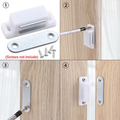 Magnetic Door Catches Cupboard Wardrobe Cabinet Latch Drawer Catch Closures Lot