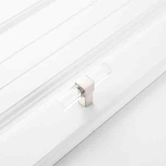 Square Acrylic Cabinet Handles Clear Drawer Pull Gold Black Silver Dresser Pulls