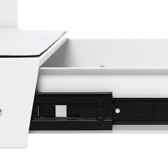 18*14*6.9inch Drawer Storage Organizer With Lock, Iron Pull-out Drawer