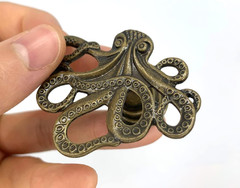 4 Pcs Octopus Drawer Knobs Creative Shape Drawer Knobs Single Hole Pulls Handles