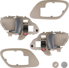 APPERFiT Interior Door Handle w/Bezel Kit (Tan) Compatible with 1995-2002 Chevy