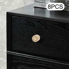 Crystal Brass Door Knobs Clear Diamond Cupboard Drawers Furniture Handle Cabinet