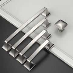 10 Pack Brushed Satin Nickel 5 Inch(128mm) Hole Centers Kitchen Cabinet Pulls…