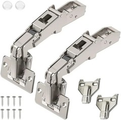 170 Degree (B71T655) Cabinet Hinges Bundle – Pack of 2 Full Overlay Self Close D