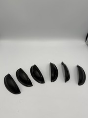 6 Pack Oil Rubbed Black Kitchen Cabinet Drawer Cup Handle Pull Knob Hardware