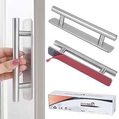 Self-Stick Instant Cabinet Drawer Handles Extra Small (5″) New Stainless Steel