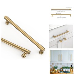 Asidrama 10 Pack 10 Inch(254mm) Champagne Bronze Kitchen Cabinet Handles
