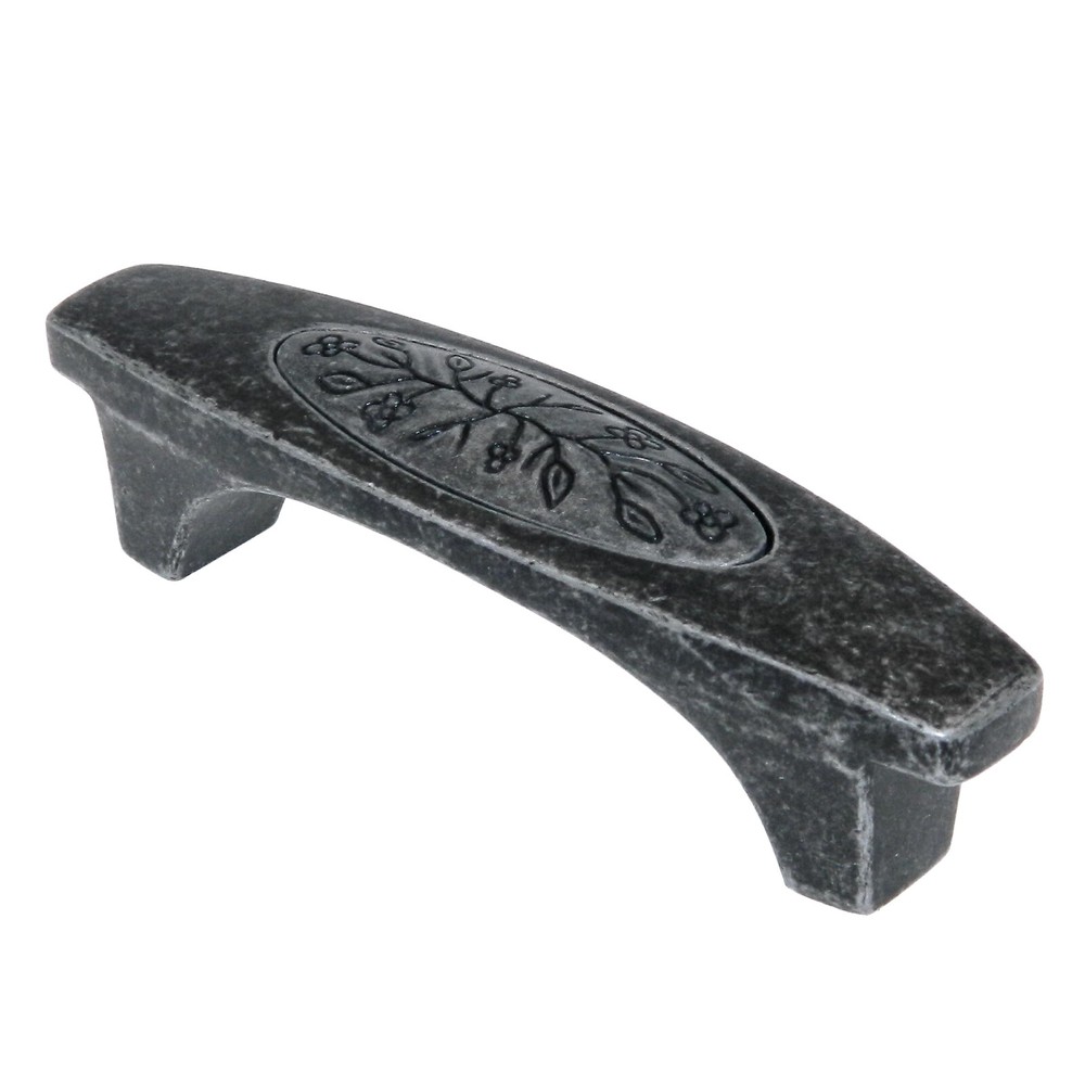 Amerock Vineyard Wrought Iron Dark 3″cc Leaf Cabinet Handle Pull BP4473WID