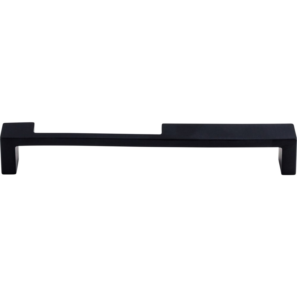 Top Knobs Modern Metro Notch Pull B 7″ Center to Center Bar Pull Flat Black