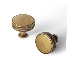6 Pack Antique Bronze Cabinet Drawer Knobs – Vintage Retro Brass Antique Brass