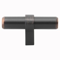 GlideRite 2-1/4″ Steel Euro Cabinet T-Knob Oil Rubbed Bronze – 4002-T-ORB-1