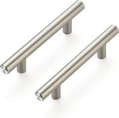 Cabinet Handles, Brushed Nickel,5″ Length,3″ Hole Center,60 Pack | Stainless Ste