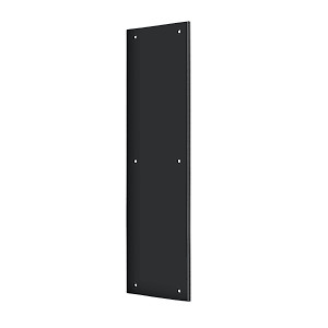 Deltana PP3515U19 15″x3-1/2″ Door Rectangular Push Plate w/o Framed Black