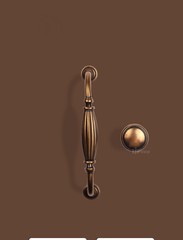 American Style Retro Zinc Alloy Drawer Wardrobe Door Handle in Bronze Color