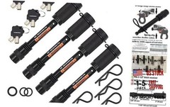 79634 Keyed Alike 5/8″ Trailer Hitch Lock Set with Extra Long 3-1/4″ Span