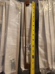10 Pack Antique Brass Cabinet Pulls 12.6″ Hole Center Zinc Alloy Drawer Handles
