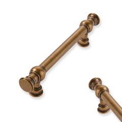10 PCS 3 Inch 76mm Hole Center Solid Antique Brass Cabinet Drawer Pull Handle