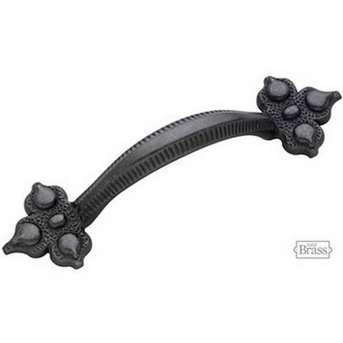 Antique Black Hickory P3020-BMA Spanish Gothic Cabinet Pull Drawer Handle 3″ CC