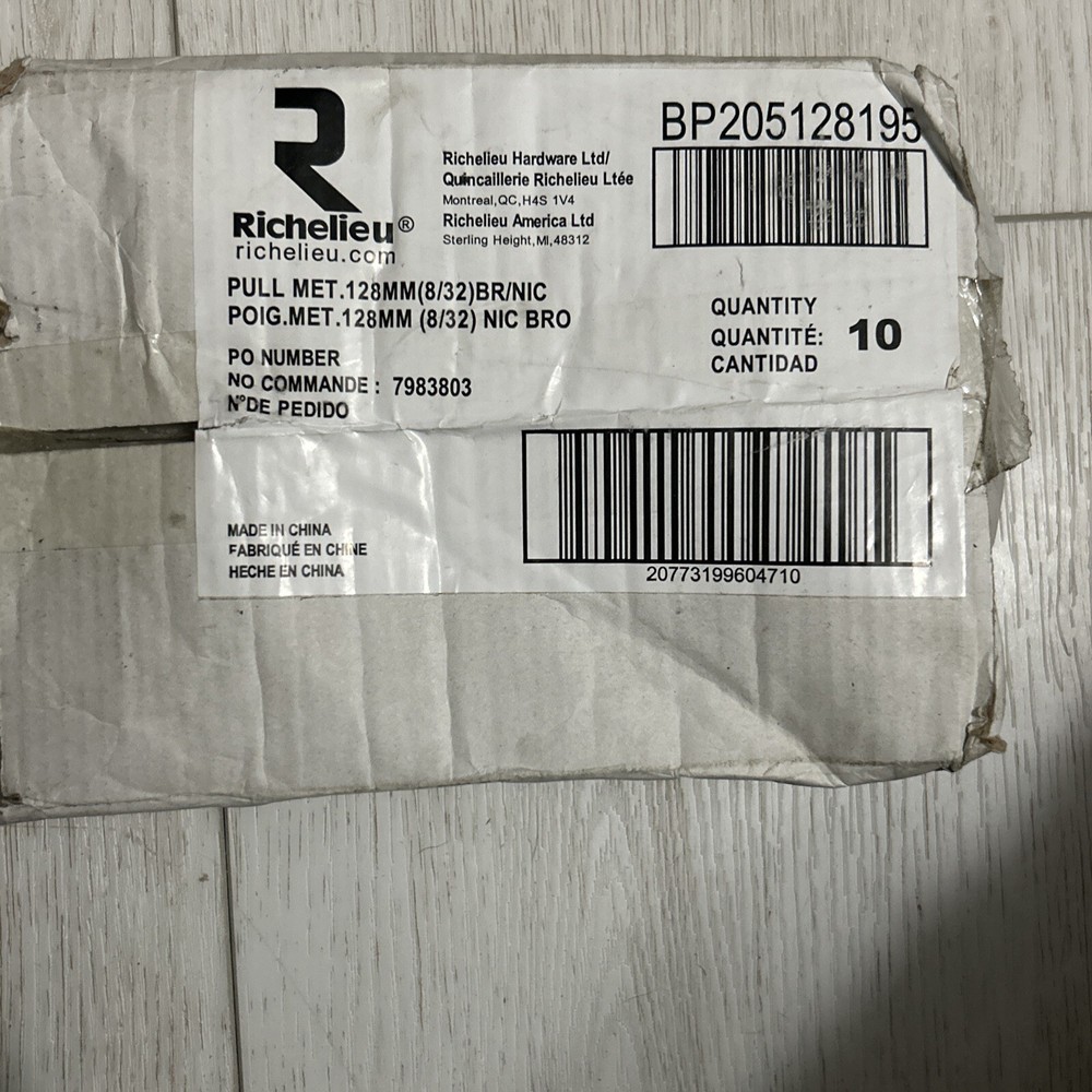 Lot of 10 Richelieu Hardware BP205128195 Roosevelt Collection 5 1/16-in (128 mm)