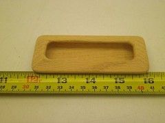 [15] Oak Unfinished Cabinet FURNITURE Handle RECESSED Pulls Knob RL