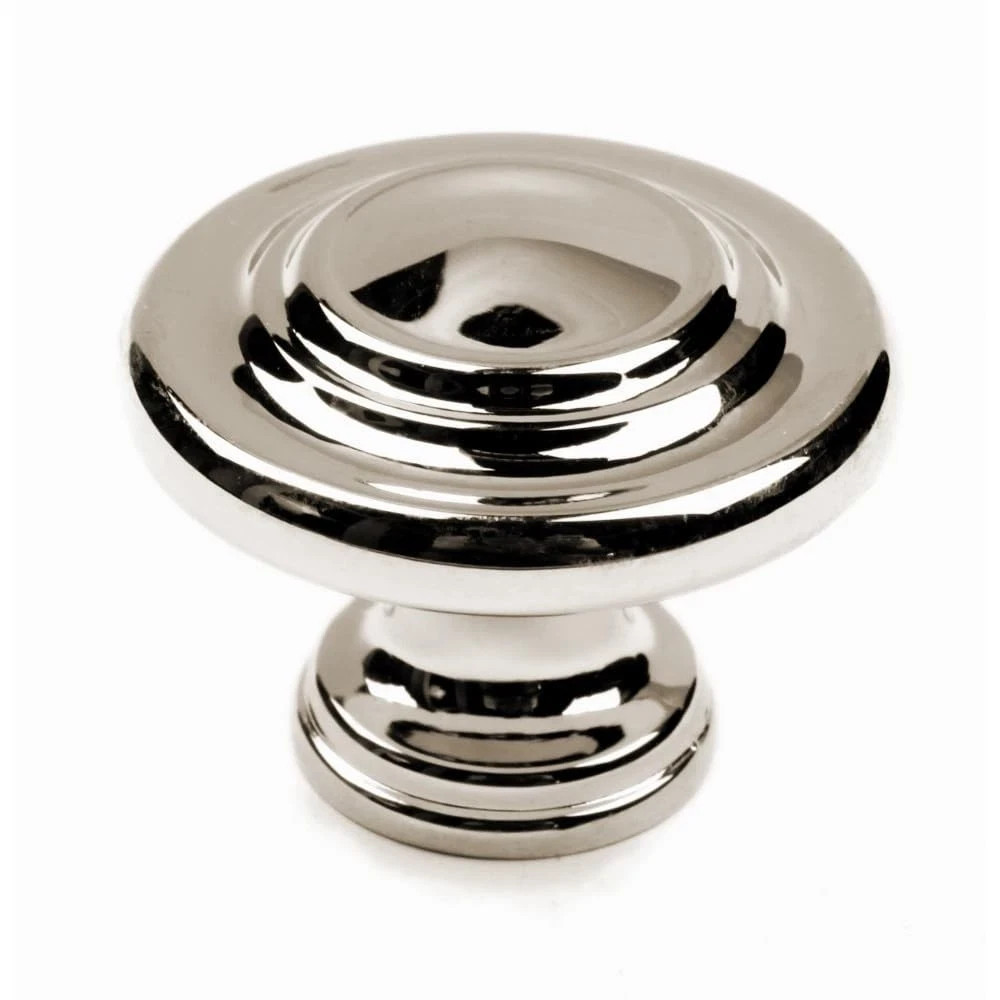10 Pack 1-1/4 inch(32mm) Polished Nickel Cabinet Knobs Dresser Knobs Round Dr…