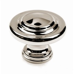 10 Pack 1-1/4 inch(32mm) Polished Nickel Cabinet Knobs Dresser Knobs Round Dr…